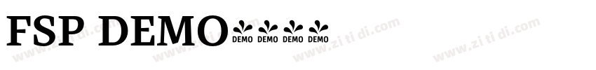 FSP DEMO字体转换